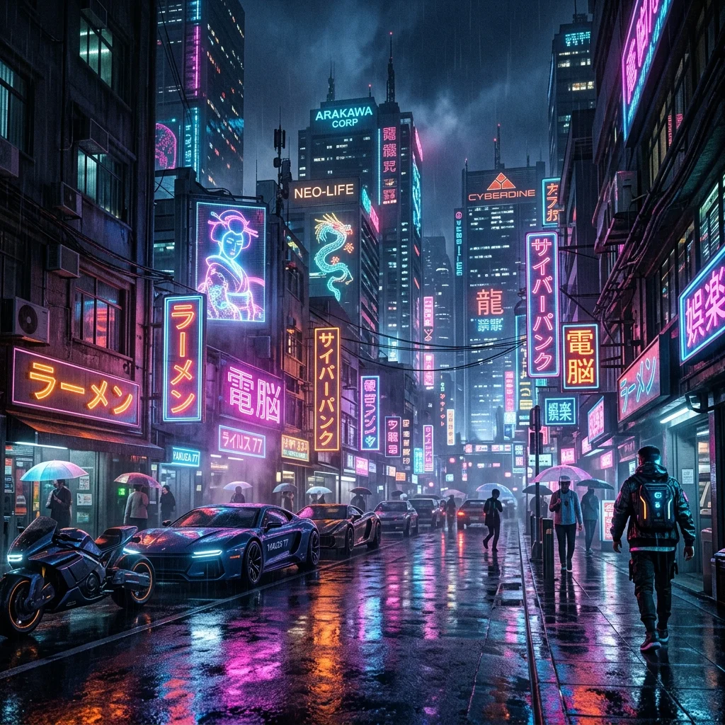 Cyberpunk City — AI-generated preview image for this wallpapers prompt
