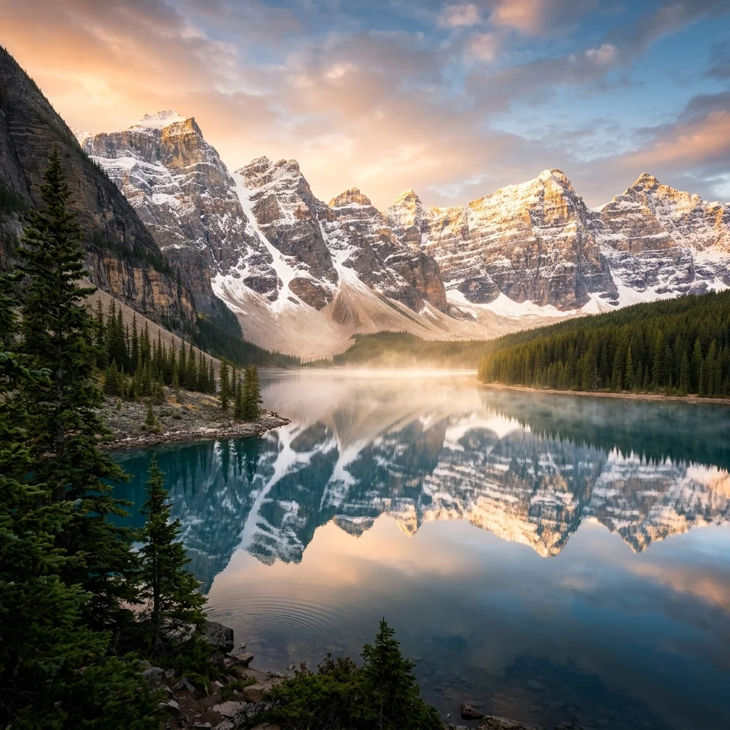 Mountain Sunrise — AI-generated preview image for this wallpapers prompt